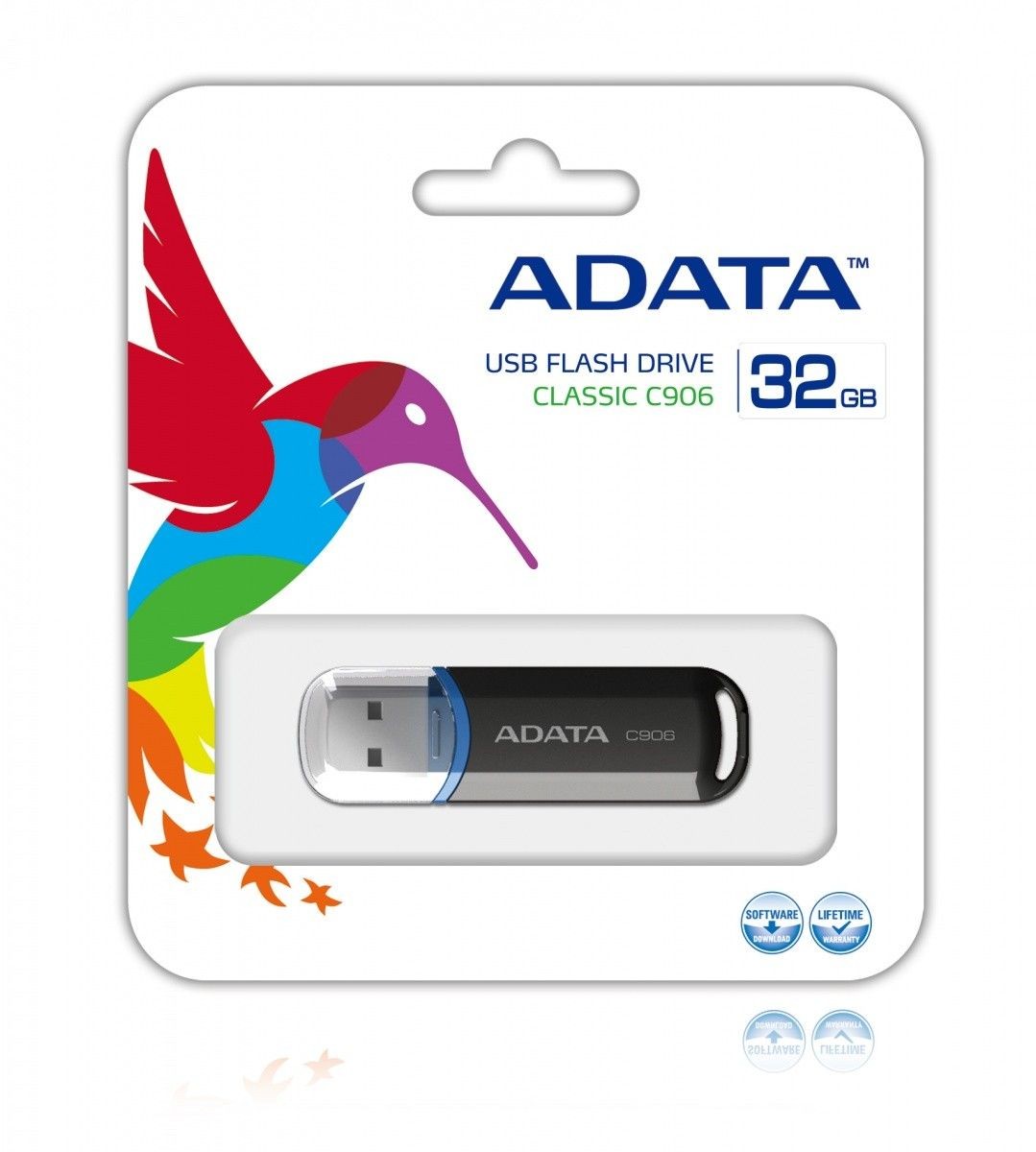 A-Data Pendrive DashDrive Classic C906 32GB USB2.0 czarne