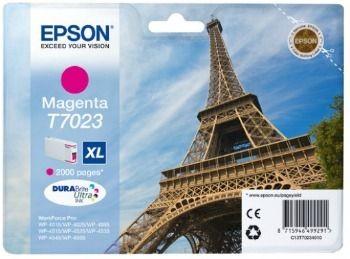 Epson C13T70234010 Tusz T702 magenta XL 2000str WP4000/4500