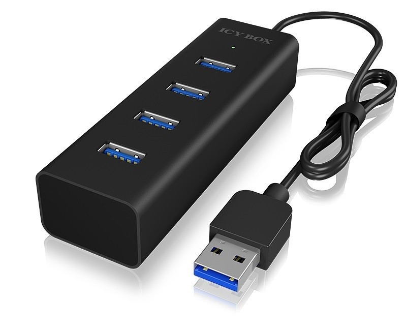RaidSonic Technology IB-HUB1409-U3 4 portowy Hub USB 3.0