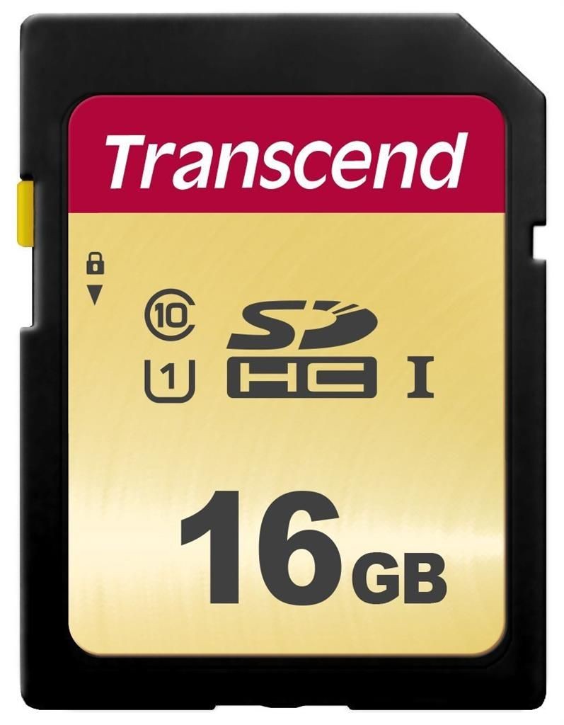 Transcend TS16GSDC500S karta pamięci SDHC 16GB Class 10 ( 95MB/s )