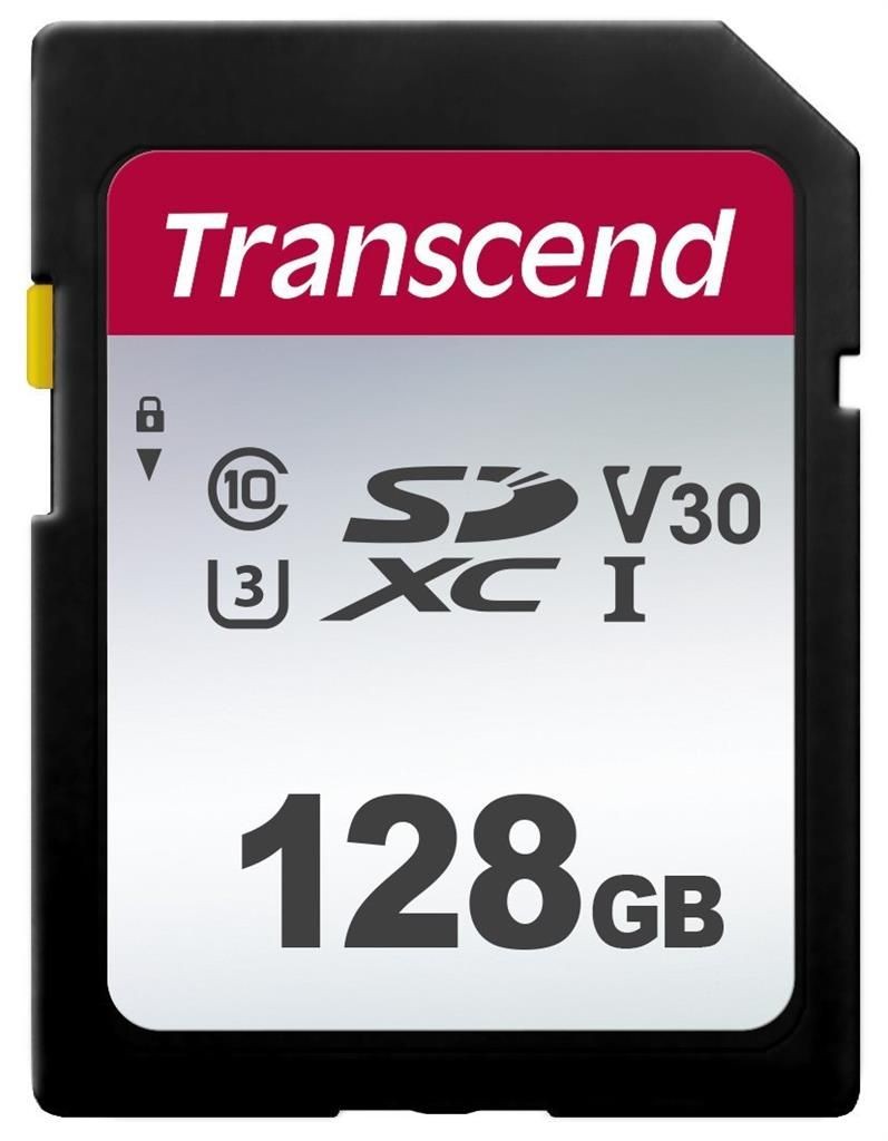 Transcend TS128GSDC300S karta pamięci SDXC 128GB Class 10 95MB/s