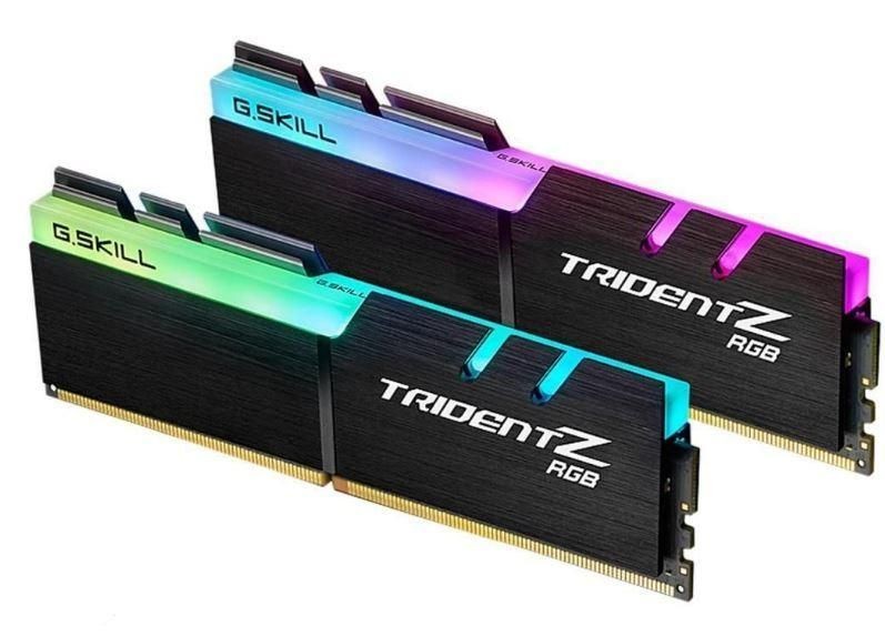 GSkill RAM TridentZ RGB Series - 16 GB (2 x 8 GB Kit) - DDR4 4133 DIMM CL19 <p>Mit dem preisgekrönten Trident Z Heatspreader-Design kombiniert die Trident Z RGB-Speicherreihe l