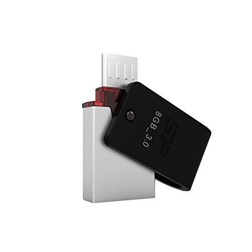 Silicon-Power SILICON POWER Pamięć USB Mobile X31 8GB USB 3.0 OTG Srebna