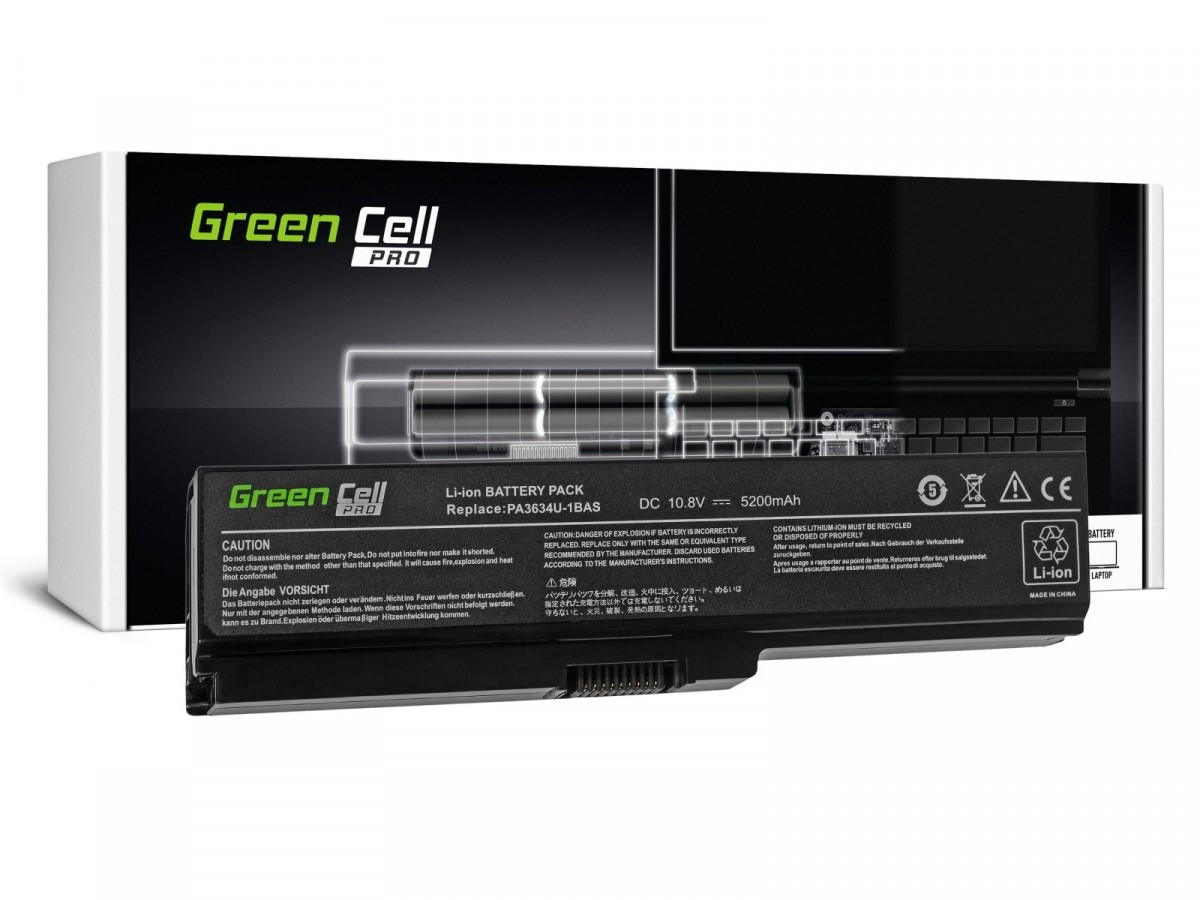 Green Cell Bateria PRO do Toshiba A660 11,1V 5,2Ah