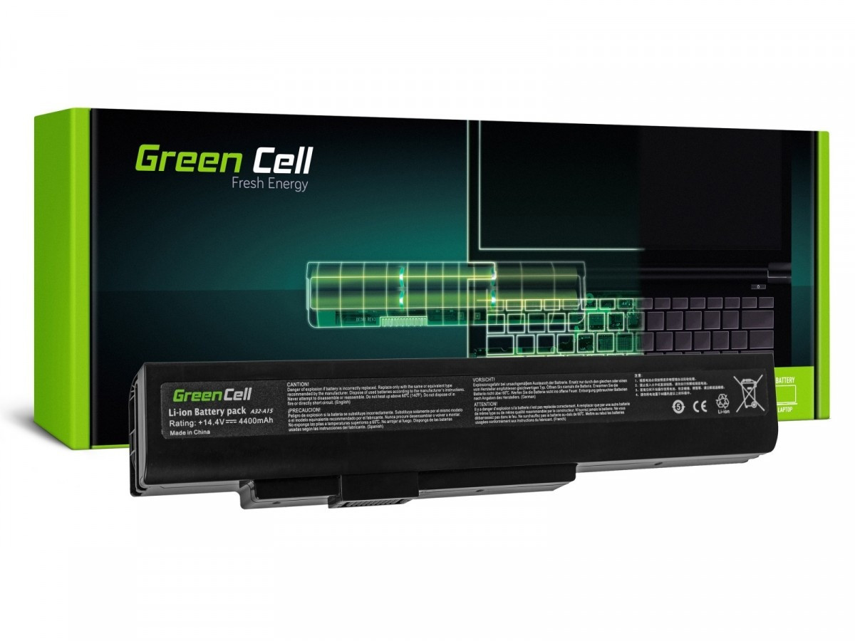 Green Cell Bateria do MSI A6400 14,4V 4400mAh