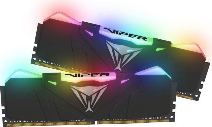 Patriot Pamięć DDR4 Viper RGB BLACK 16GB (2x8GB) 3000 MHz CL15 1,35V