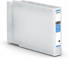 Epson WF-C8190/WF-C8690 Ink XXL Cyan | WF-C8190 / WF-C8690 Ink | Cartridge XXL Cyan, Original, Pigment-based ink, Cyan,, - WorkForce Pro 