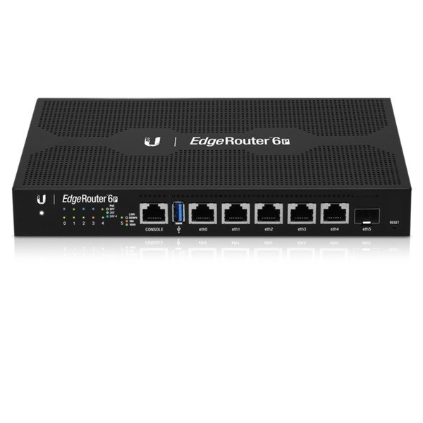 Ubiquiti Networks Router 5x1GbE 1xSFP PoE ER-6P-EU