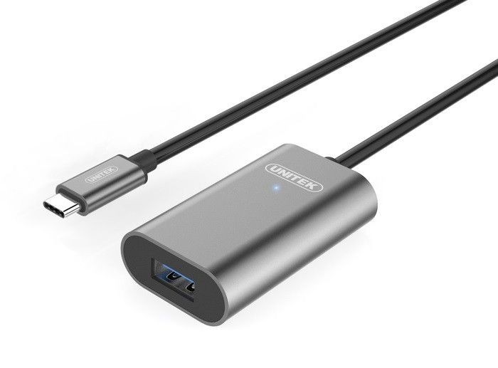 Unitek Kabel wzmacniacz sygnału U304A USB-C 3.1 - USB-A M/F 5m