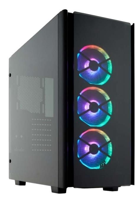 Corsair CC-9011139-WW Obudowa Komputerowa Obsidian Series 500D SE RGB ATX Mid-Tower, Czarna