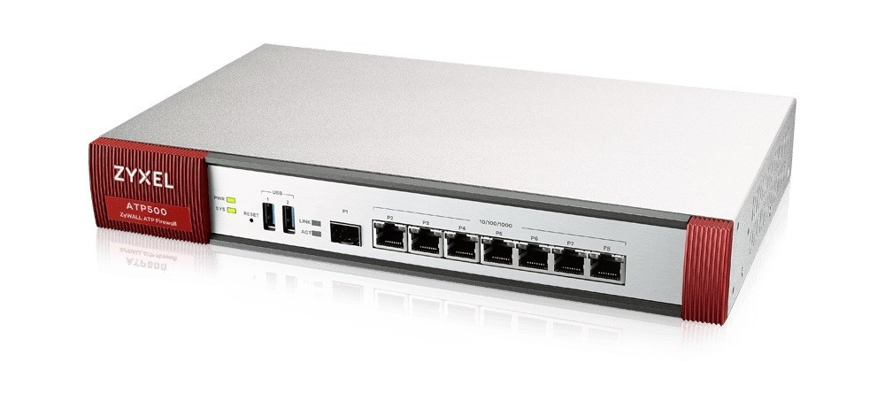 ZyXEL ATP Firewall ATP500-EU0102F ATP 7 Gigabit user-definable ports 1xSFP 2xUSB 1 Yr Bundle