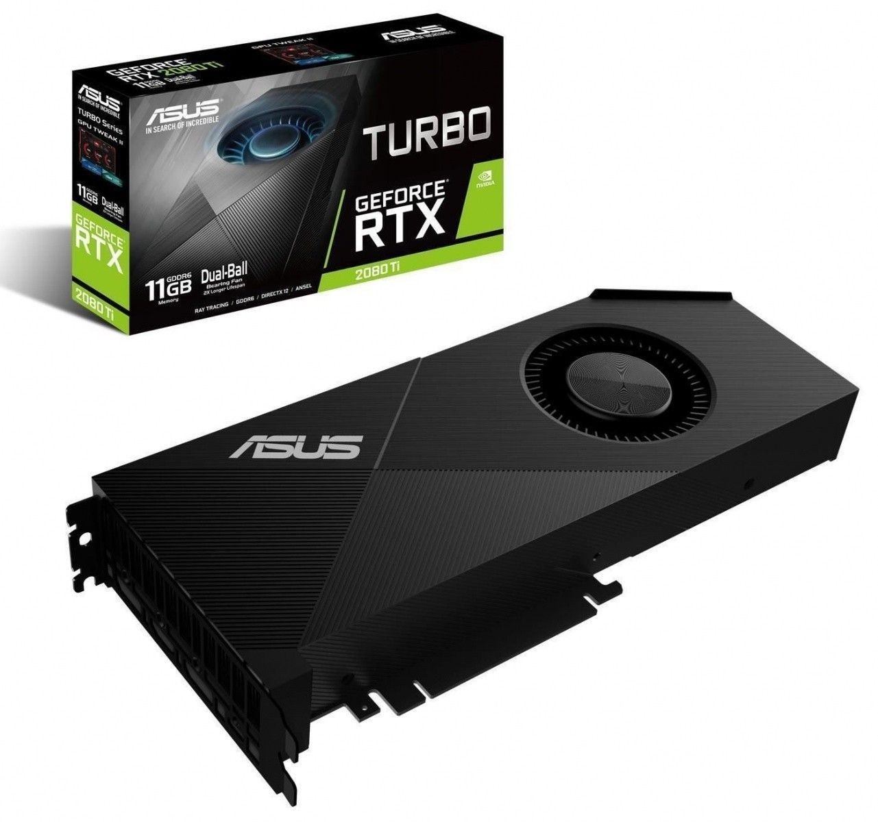 Asus Karta grafiki Turbo GeForce RTX'' 2080 Ti 11GB GDD