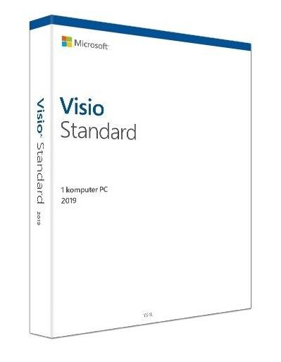 Microsoft Licencja Visio Std 2019Win PL Medialess