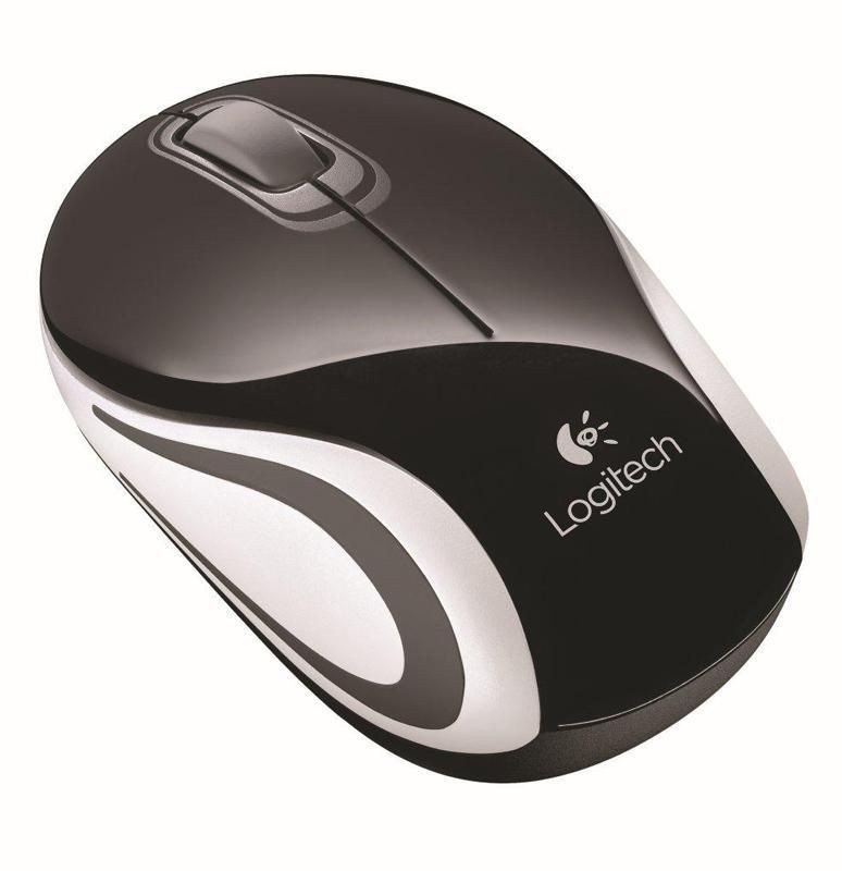 Logitech M187 Mini Mouse, Black | Wireless | 