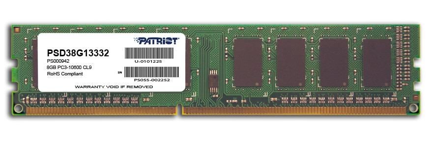 Patriot DDR3 8GB 1333MHz CL9 Signature