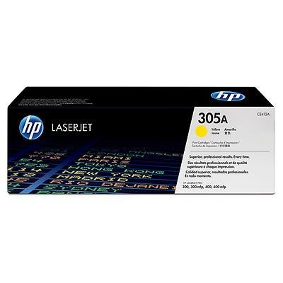 HP CE412A Toner 305A yellow 2600str Color LaserJet M351/M451/M375/M475