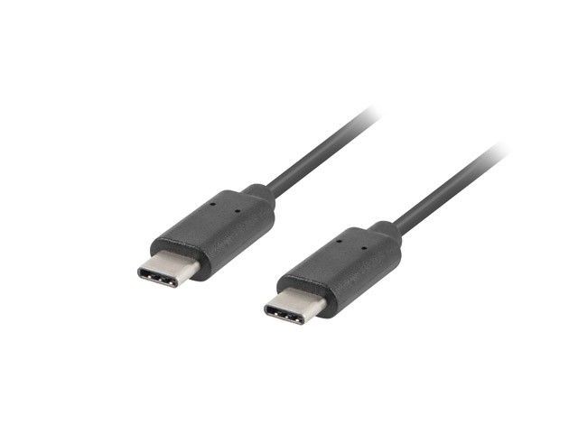 Lanberg CA-CMCM-31CU-0005-BK kabel USB-C M/M 3.1 0.5M Czarny