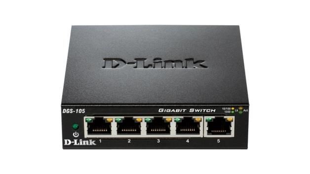 D-Link Przełącznik DGS-105 5-portowy 10/100/1000
