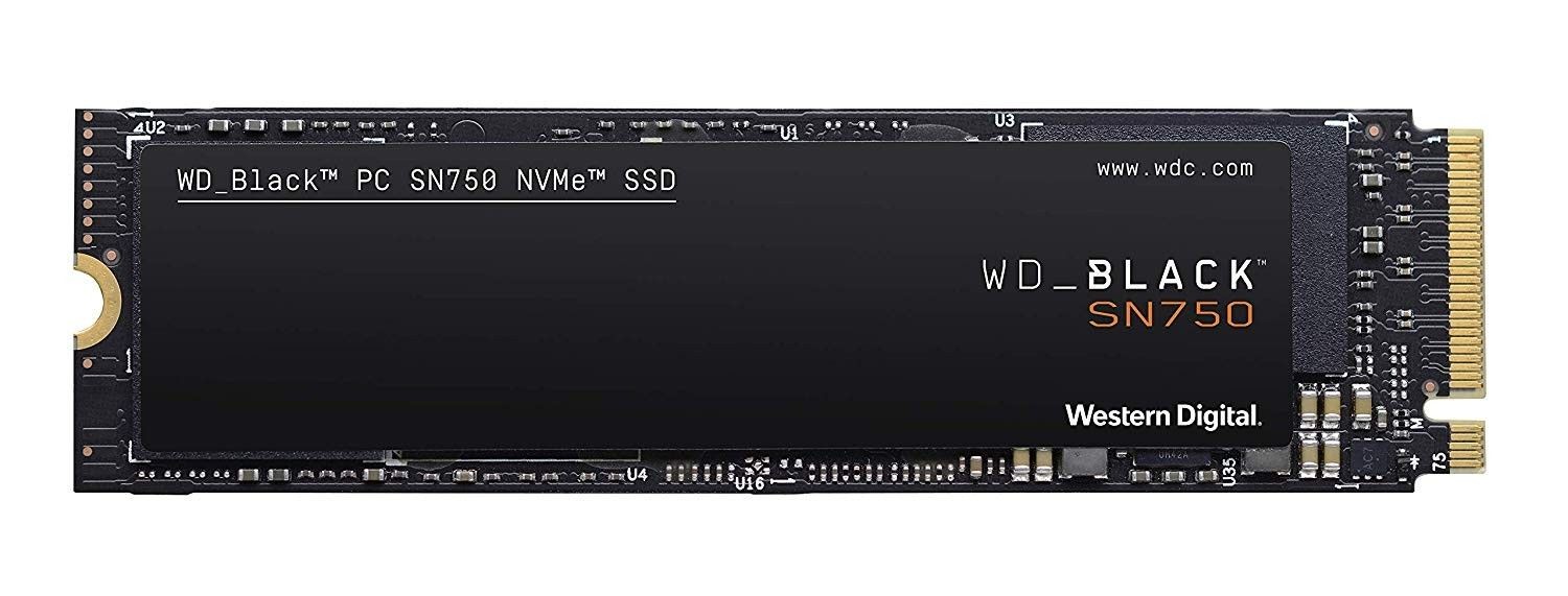 Western Digital WD SSD Black SN750 - 250 GB - M.2 2280 - PCIe 3.0 x4 NVMe Die WD BLACK SN750 NVMe SSD bietet Top-Performance für Gaming- und Hardware-Enthusiasten, die ihren 