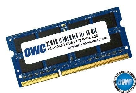 OWC Pamięć SO-DIMM DDR3 4GB 1333MHz CL9 Apple Qualified