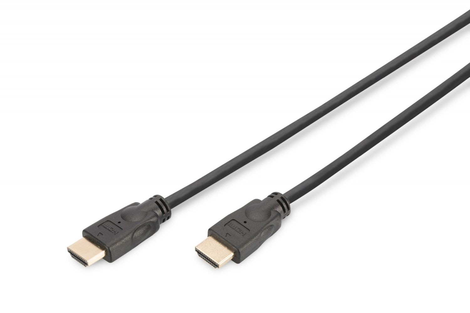 Digitus Kabel połączeniowy HDMI HighSpeed z Ethernetem 4K 60Hz UHD Typ HDMI A/HDMI A M/M 2m Czarny