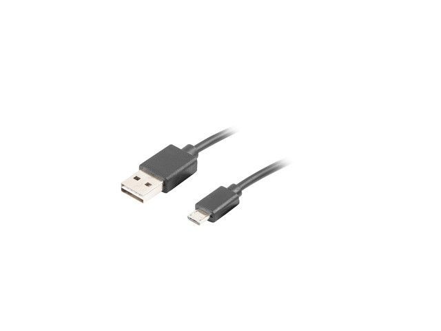 Lanberg Kabel Micro USB - AM 2.0, 1,8m Easy-USB czarny