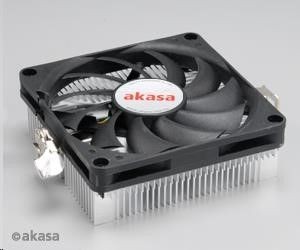 Akasa chladič CPU AK-CC1101EP02 pro AMD socket 754, 979, AMx, 80mm PWM ventilátor, pro mini ITX skříně