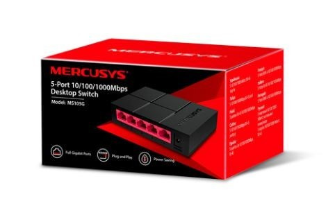 Mercusys Przełącznik MS105G switch 5xGE