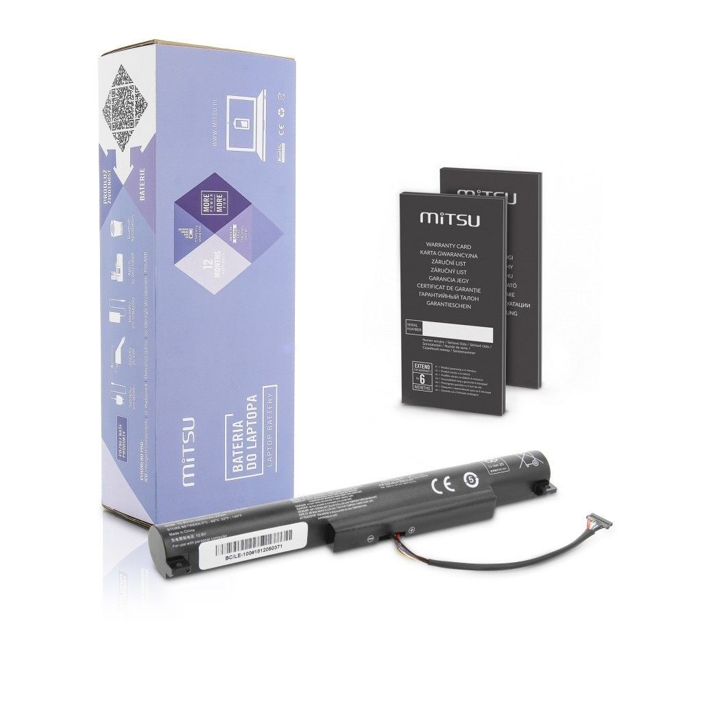 Mitsu Bateria do notebooka Lenovo IdeaPad 100-15IBY (10.8V-11.1V) (2200 mAh)