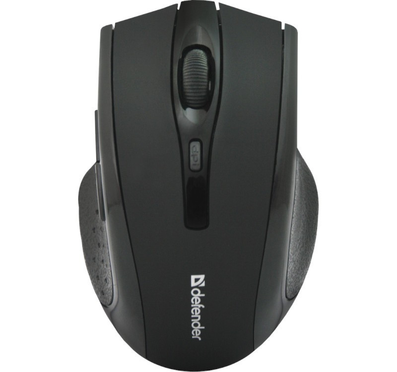 Defender Mysz bezprzewodowa Accura MM-665 RF 1600 dpi 6P Czarna