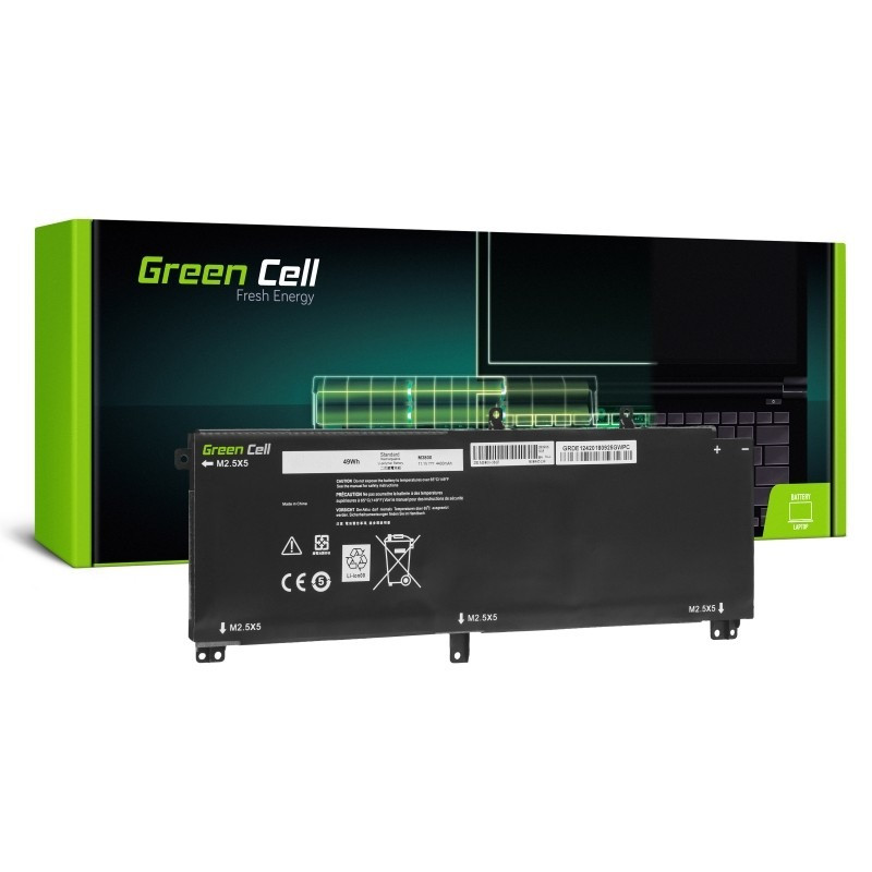 Green Cell Bateria do Dell XPS 15 T0TRM 11,1V 4,4Ah