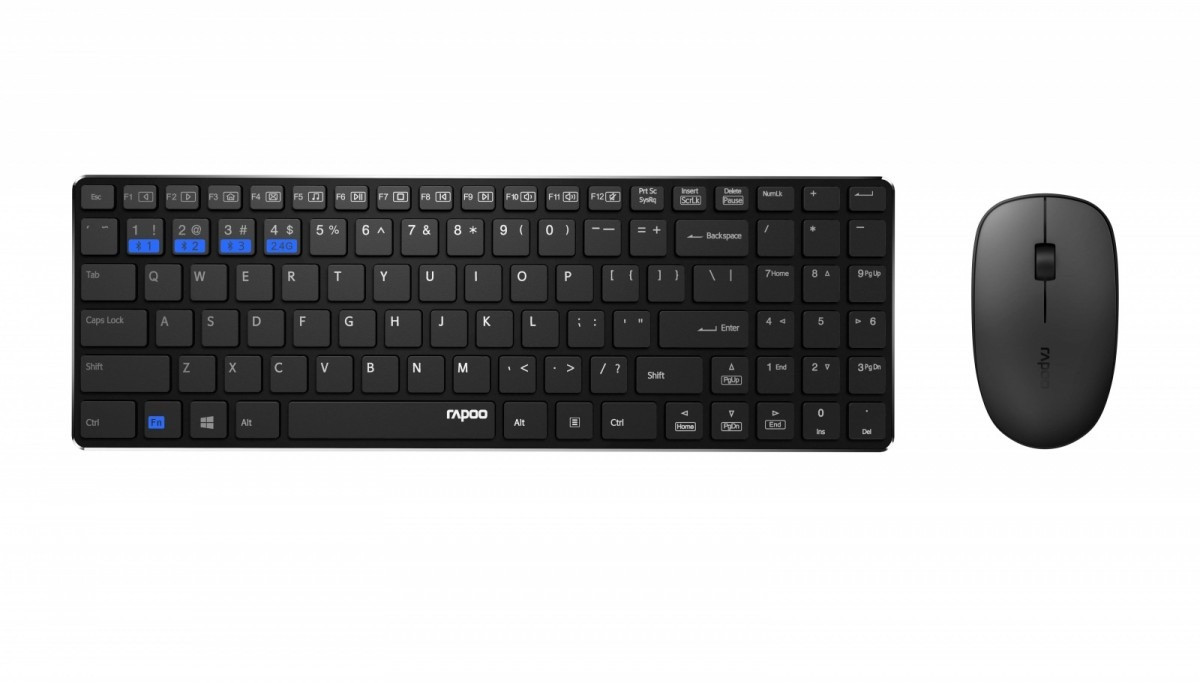 Rapoo Zestaw klawiatura + mysz Bluetooth 2.4G 9300 czarne UI