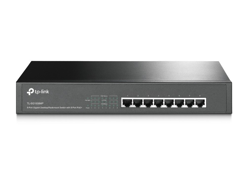 TP-Link Przełącznik SG1008MP 8x1GB PoE+