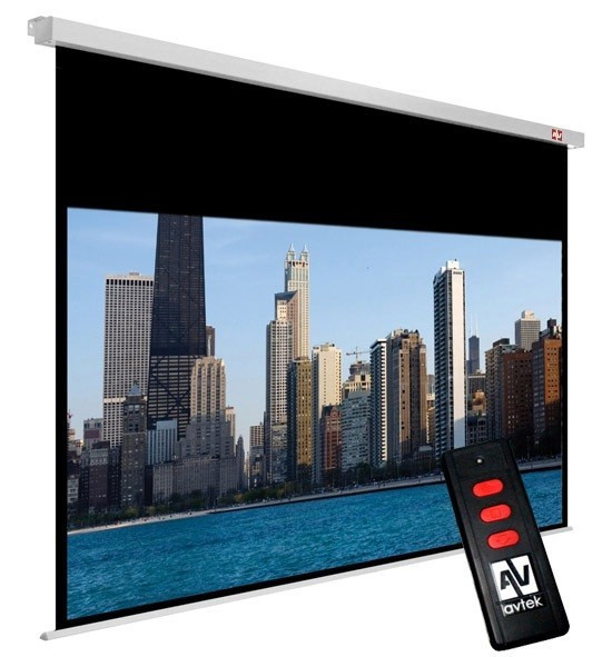 AVTek Ekran elektryczny Cinema Electric 240 MG (16:9, 240x200cm, powierzchnia szara, matowa)