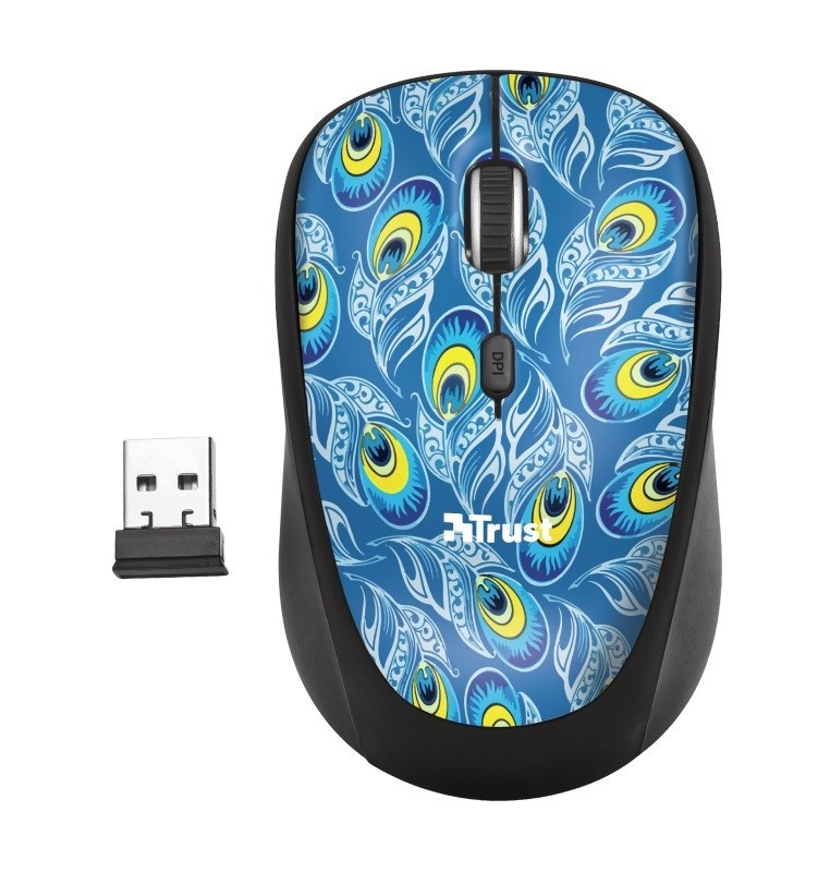 Trust Mysz Yvi Wireless Peacock