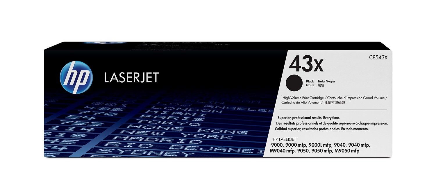 HP C8543X Toner black 30000str LaserJet9000/9000mfp