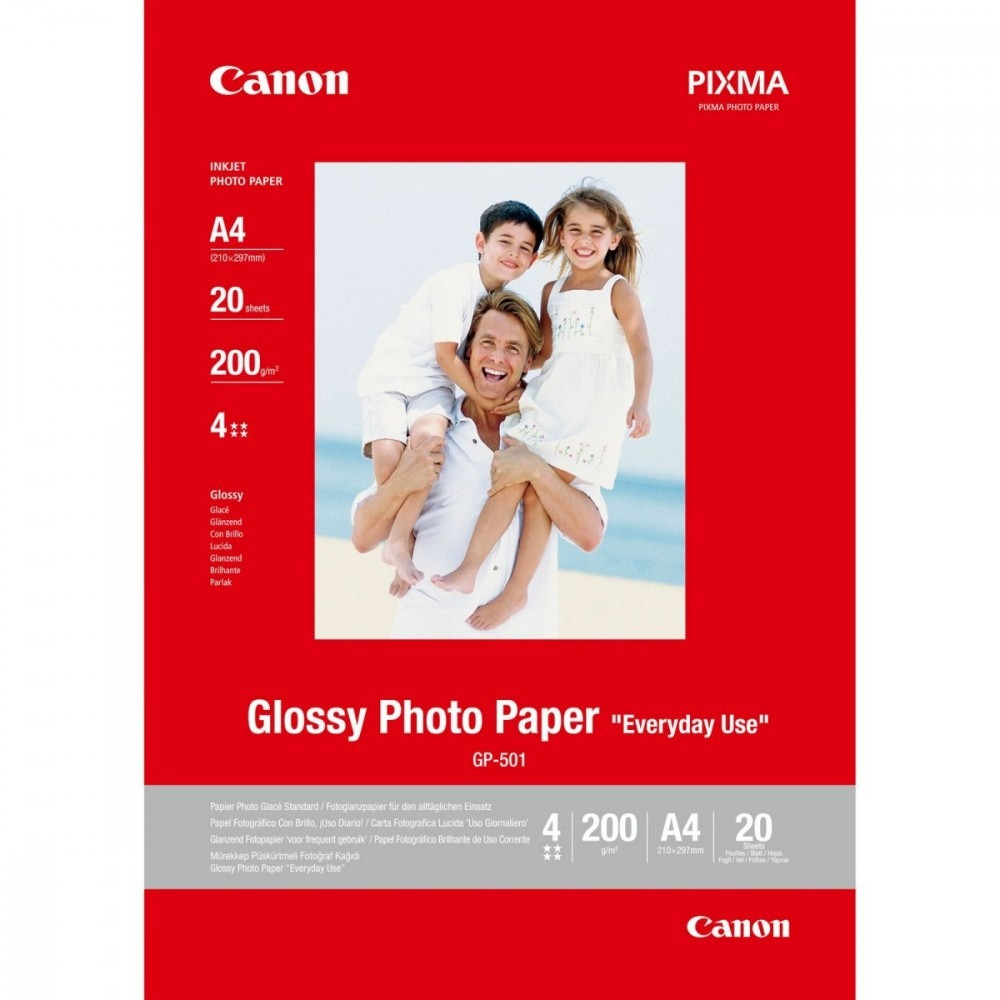 Canon Papier GP-501 błyszczący Photo Paper A4 20 arkuszy 0775B082