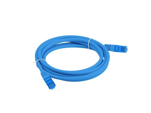 LANBERG Patchcord kat.6a S/FTP CCA 2.0m Niebieski