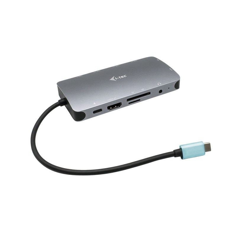 iTec Stacja dokująca USB-C Metal Nano HDMI, VGA, LAN, Power Delivery 100W