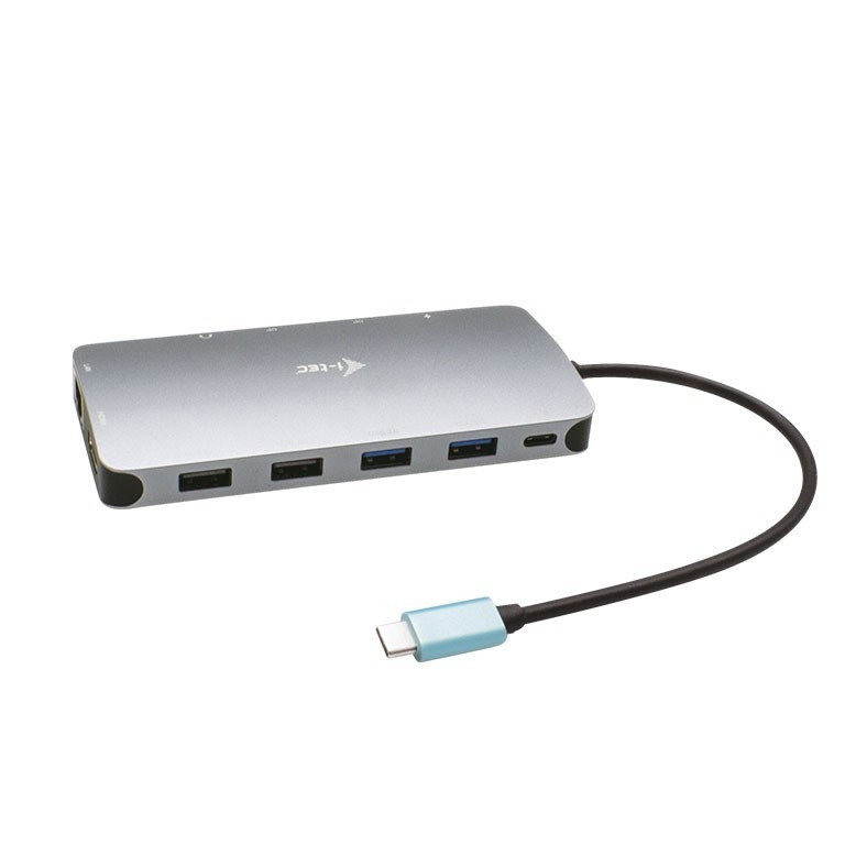 iTec USB-C Metal Nano Stacja Dokująca 3x Display 2x DP 1x HDMI LAN Power Delivery 100 W