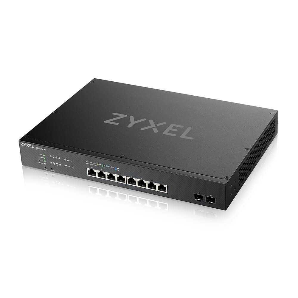 ZyXEL XS1930-10 8port Multi Gigabit Smart Managed Switch 2 SFP+ XS1930-10-ZZ0101F