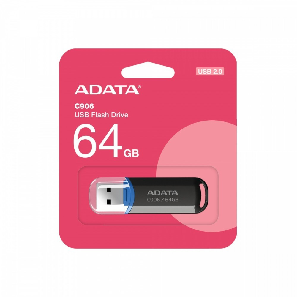 A-Data Pendrive C906 64GB USB2.0 czarny