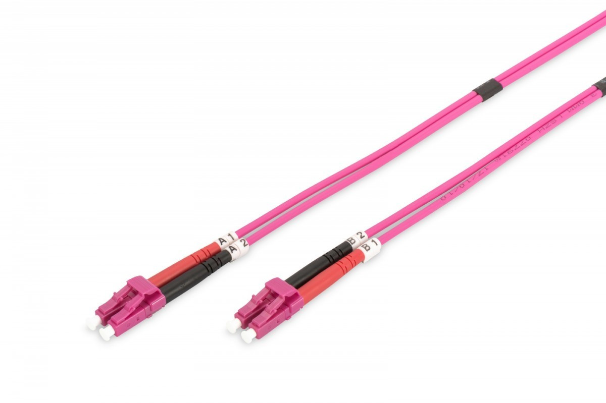 Digitus Patch cord FO MM 50/125 OM4 LC-LC duplex 7m