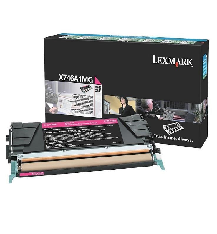 Lexmark X746A1MG Toner magenta zwrotny 7 000 str. X746de / X748de / X748dte