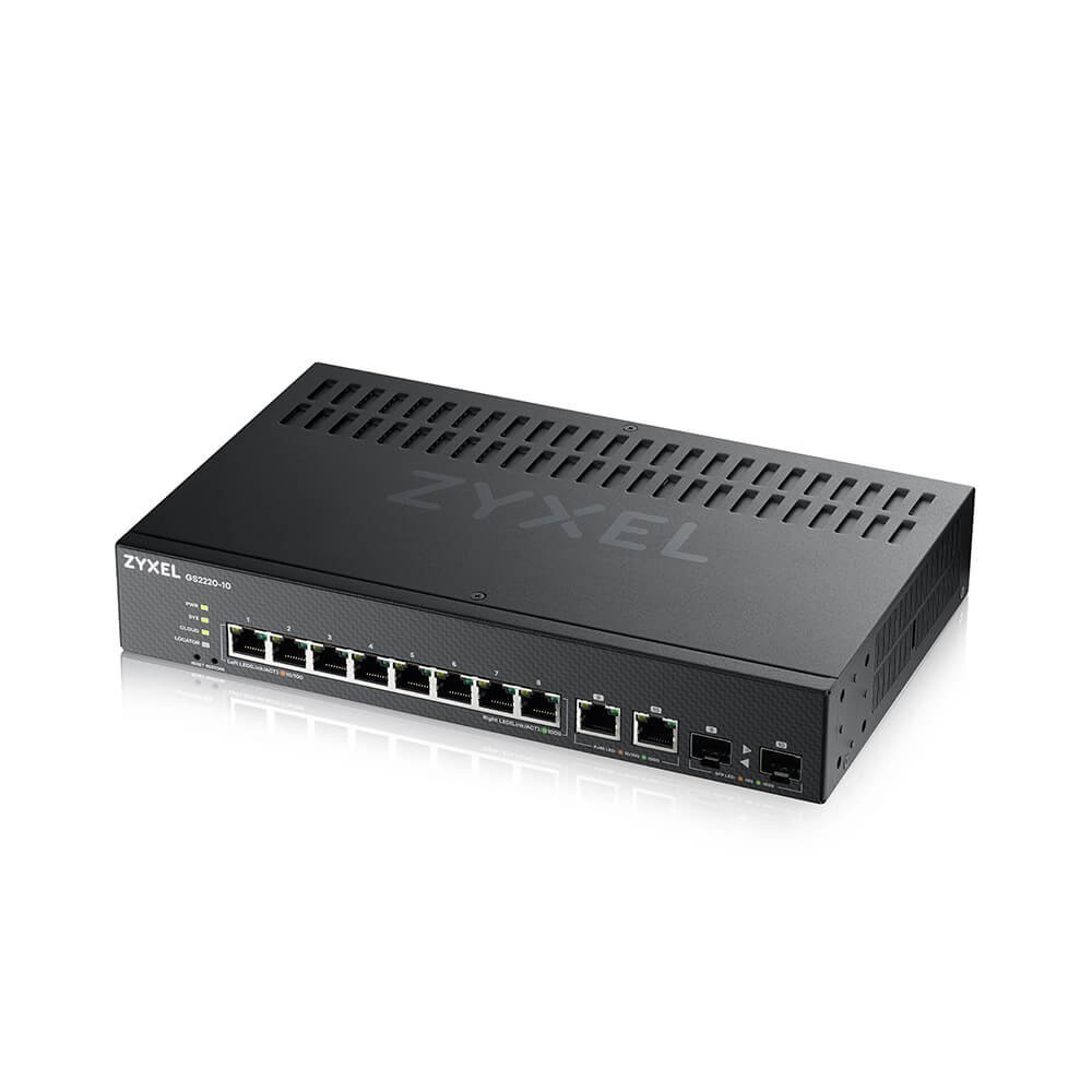 ZyXEL GS2220 8xGbE L2 Switch GbE UpLink 1Y NCC Pro Pack Lic GS2220-10-EU0101F