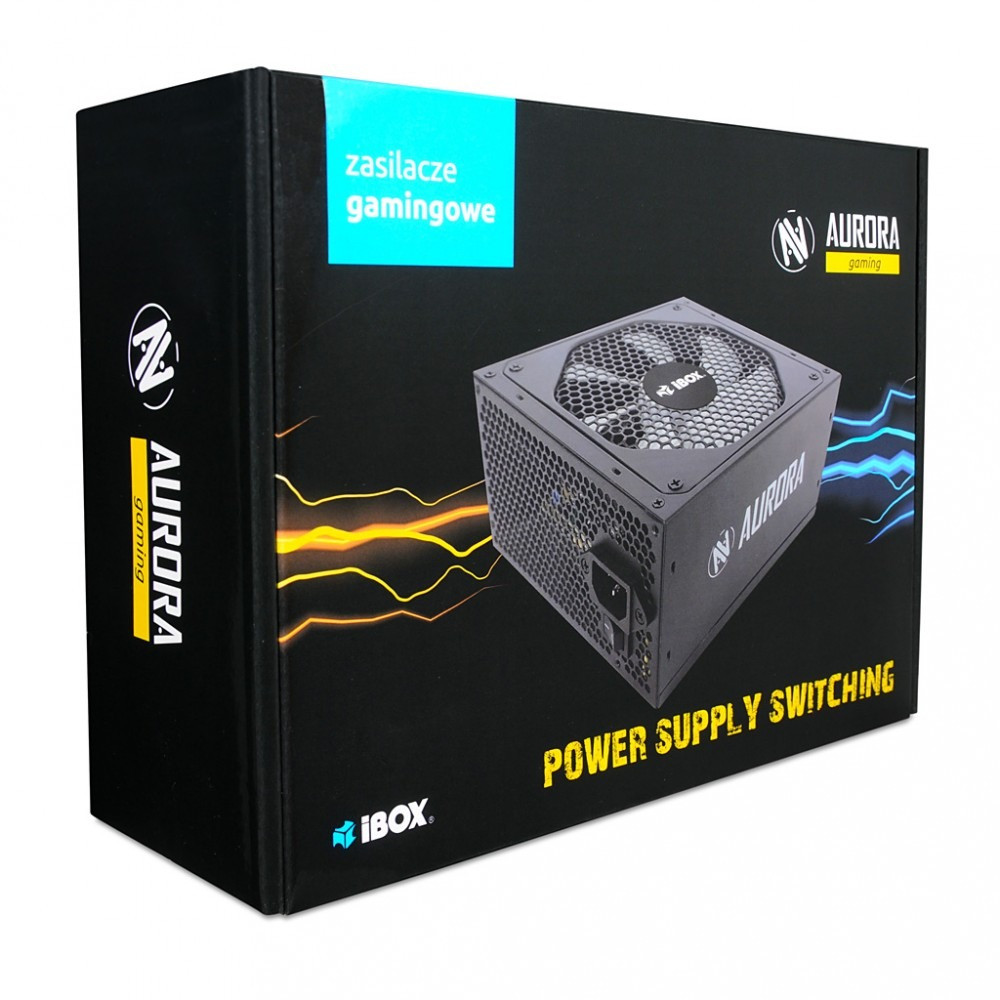 I-BOX Zasilacz Aurora 500W 14 Fan gaming BOX