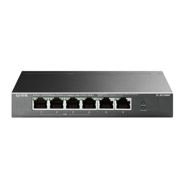 TP-Link Przełącznik SF1006P 6xFE (4xPoE+)