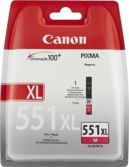 Canon CLI-551XL Magenta | Pages: 665, High cap. | Blister w/security