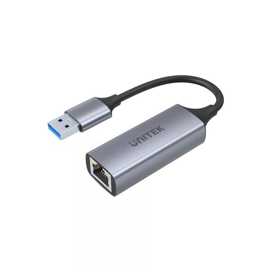 Unitek Adapter USB-A 3.1 GEN 1 RJ45, 1000 Mbps, U1309A