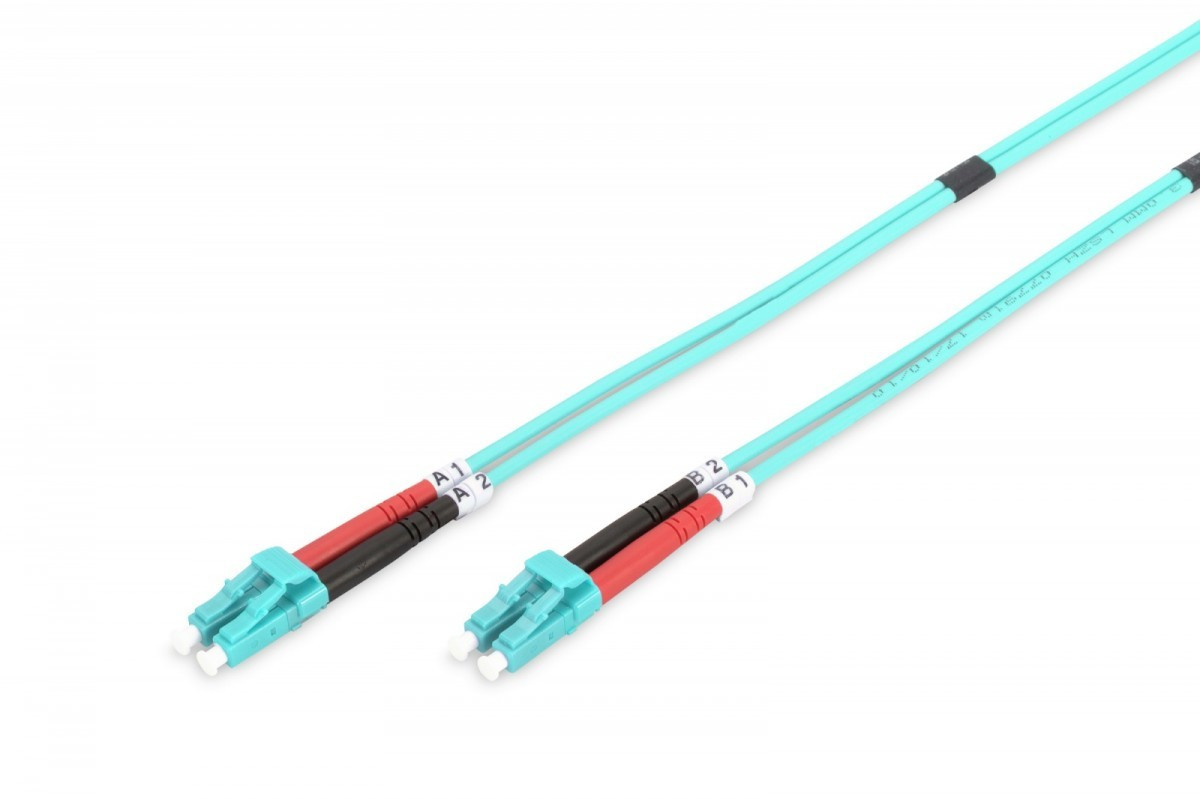 Assmann Patch cord światłowodowy FO LC-LC MM 50/125 OM3 duplex LSOH 10m